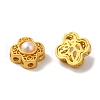 Rack Plating Hollow Brass Beads KK-K381-20A-MG-2