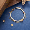 Spritewelry 10Pcs 5 Styles Brass Clear Cubic Zirconia Beads KK-SW0001-02-7
