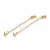 Brass Ends with Chains KK-P283-33G-1