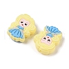 Princess Food Grade Silicone Focal Beads SIL-A008-05E-2