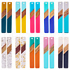 20Pcs 10 Styles Resin & Walnut Wood Big Pendants BT-TAC0013-01-3