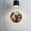 MDF Printed Wall Clock HJEW-WH0058-031-6