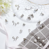 CRASPIRE 8 Sets 4 Style Zinc Alloy Button Pins for Jeans FIND-CP0001-13B-5