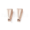 Brass Snap on Bails KK-H338-RG-LF-1