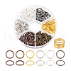 1 Box 6 Color Iron Jump Rings IFIN-PH0001-10mm-08-7