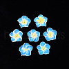 Handmade Polymer Clay 3D Flower Plumeria Beads CLAY-Q192-15mm-05-4