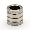 Tarnish Resistant Stainless Steel Textured Beads STAS-M003-02P-2