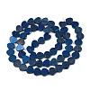 Electroplate Glass Beads Strands EGLA-N006-080-B02-2
