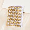 202 Stainless Steel Polishing Hoop Earrings EJEW-M106-02G-03-2