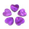Spray Paint Freshwater Shell Charms SHEL-Q012-013-2