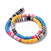 Handmade Polymer Clay Bead Strands CLAY-C003-04H-3