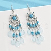 Alloy & Acrylic & Rhinestone Chandelier Earrings for Women EJEW-G426-03P-01-2