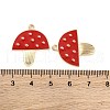 Golden Plated Alloy Enamel Pendants ENAM-Z017-04G-3