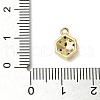 Brass Micro Pave Cubic Zirconia Charms KK-I276-39G-3