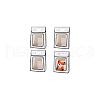 Folding Paper Gift Bags with Window ABAG-WH0045-20A-7