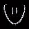 Brass Crystal Rhinestone Jewelry Sets FS-WGCC0E6-02-1