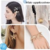   Natural Shell & Alloy Starfish Charm Bracelet & Bib Necklace & Adjustable Ring & Dangle Stud Earrings & Aligator Hair Clip & Mini Crossbody Bags SJEW-PH0001-11-7