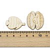 25Pcs Unfinished Wood Cutouts WOOD-P020-01A-3