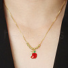 Alloy Enamel Pendant Necklaces & Stud Earrings Sets FS-WGCD19A-03-3