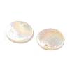 Edge Golden Plated Capiz Shell Pendants SHEL-D084-13A-2