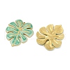 304 Stainless Steel Enamel Pendants STAS-L290-001B-G-2