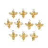 10Pcs Electroplated Synthetic Non-magnetic Hematite Beaded Angel Charms PALLOY-JF03636-02-1