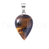Natural Tiger Eye Pendants WG38027-16-1