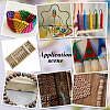   140pcs 7 colors Dyed Natural Beech Wood Beads WOOD-PH0003-11-6