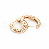 Brass Huggie Hoop Earring KK-S364-278-2