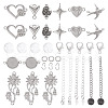  DIY Bracelet Making Finding Kit DIY-TA0004-82-10