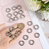 SOFPLATE 20Pcs 304 Stainless Steel Closed Jump Rings STAS-SP0001-85B-3