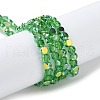 Transparent Electroplate Glass Beads Strands GLAA-Q099-A01-03-1