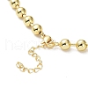 Rack Plating Brass Ball Chain Necklaces for Women NJEW-G102-01C-G-3