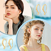 DICOSMETIC 30Pcs Rack Plating Brass Earring Hooks KK-DC0002-38-6