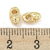 Textured Brass Charms KK-Q820-26G-2