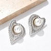 Heart 304 Stainless Steel Stud Earrings EJEW-L287-064P-4