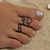 3Pcs 3 Styles Heart Iron Cuff Toe Rings Sets FS-WG0D8D1-01-2