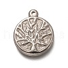 Non-Tarnish 304 Stainless Steel Pendants STAS-H123-31P-1