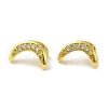 Rack Plating Brass Micro Pave Cubic Zirconia Beads Caps KK-F863-12G-2