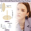 Beebeecraft 100Pcs 304 Stainless Steel Stud Earring Findings STAS-BBC0004-87-2