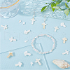 SUNNYCLUE 60Pcs 3 Styles Cross Natural Shell Beads BSHE-SC0001-18-4
