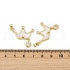 Brass Micro Pave Cubic Zirconia Pendants KK-S526-37G-3