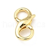 Brass Double Opening Lobster Claw Clasps X-KK-G416-53G-1