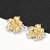 304 Stainless Steel Stud Earrings EJEW-U045-04B-GP-3