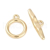 Brass Toggle Clasps KK-K391-04G-2