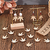 SUPERFINDINGS 60Pcs Wood Pendants WOOD-FH0002-30C-5