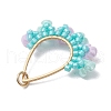 Glass Seed Beaded Pendants PALLOY-MZ00600-02-3