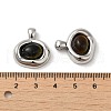 Natural Tiger Eye Pendants KK-M270-43P-3