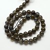 Grade AA Natural Gemstone Labradorite Round Beads Strands G-E251-33-10mm-3