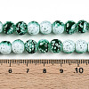 Transparent Baking Painted Glass Beads Strands DGLA-N009-8mm-06-5